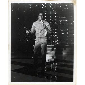 Jermaine Jackson PHOTOGRAPH Live Performance On Stage 8 x 10 In VTG 1970s